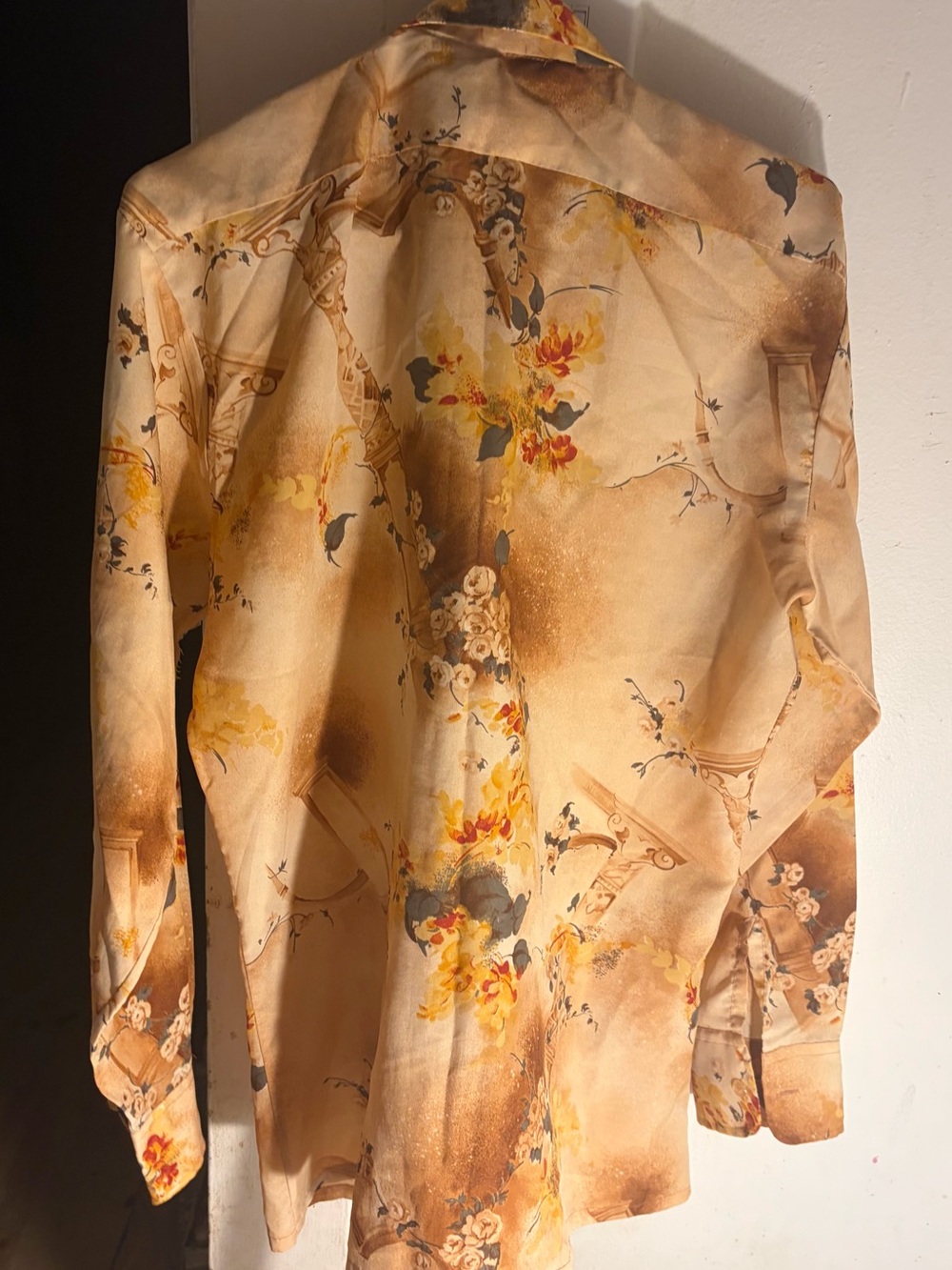 Vintage 1970s JP2 by Bardon Floral Disco Shirt – Retro Dagger Collar Shirt